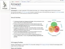 Tablet Screenshot of bioimaginguk.org